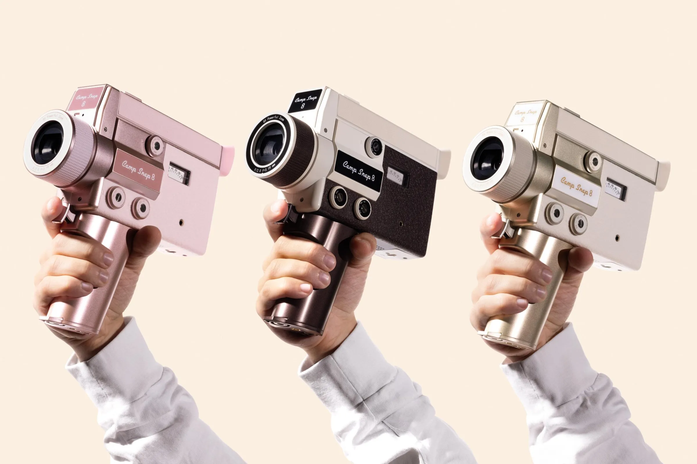 <em>The new CS-8 color options include rose, espresso, and champagne.</em>