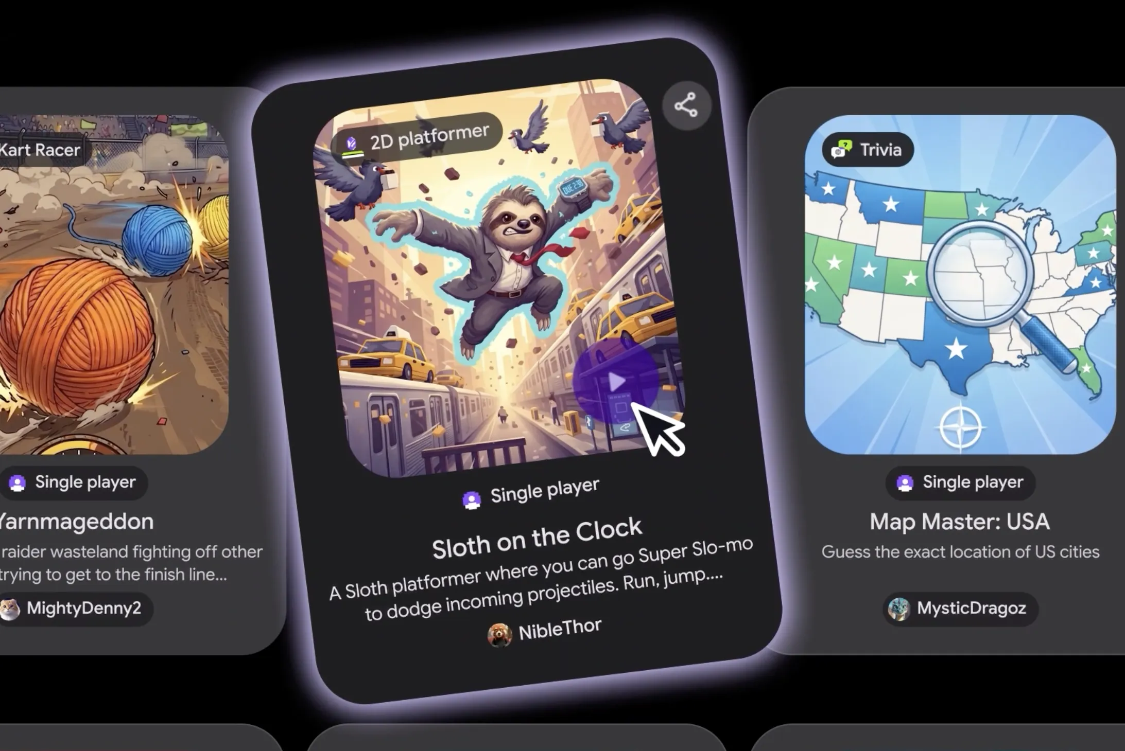 Google now lets you make games with AI