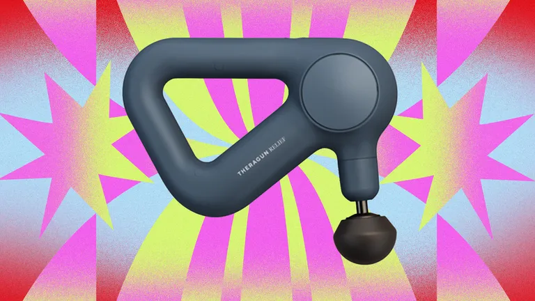 Angular hand massager with rounded tip